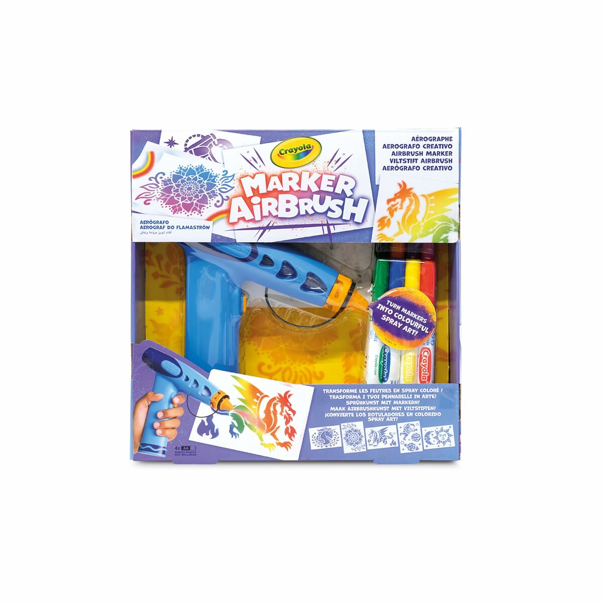 Drawing Set Crayola Marker Airbrush