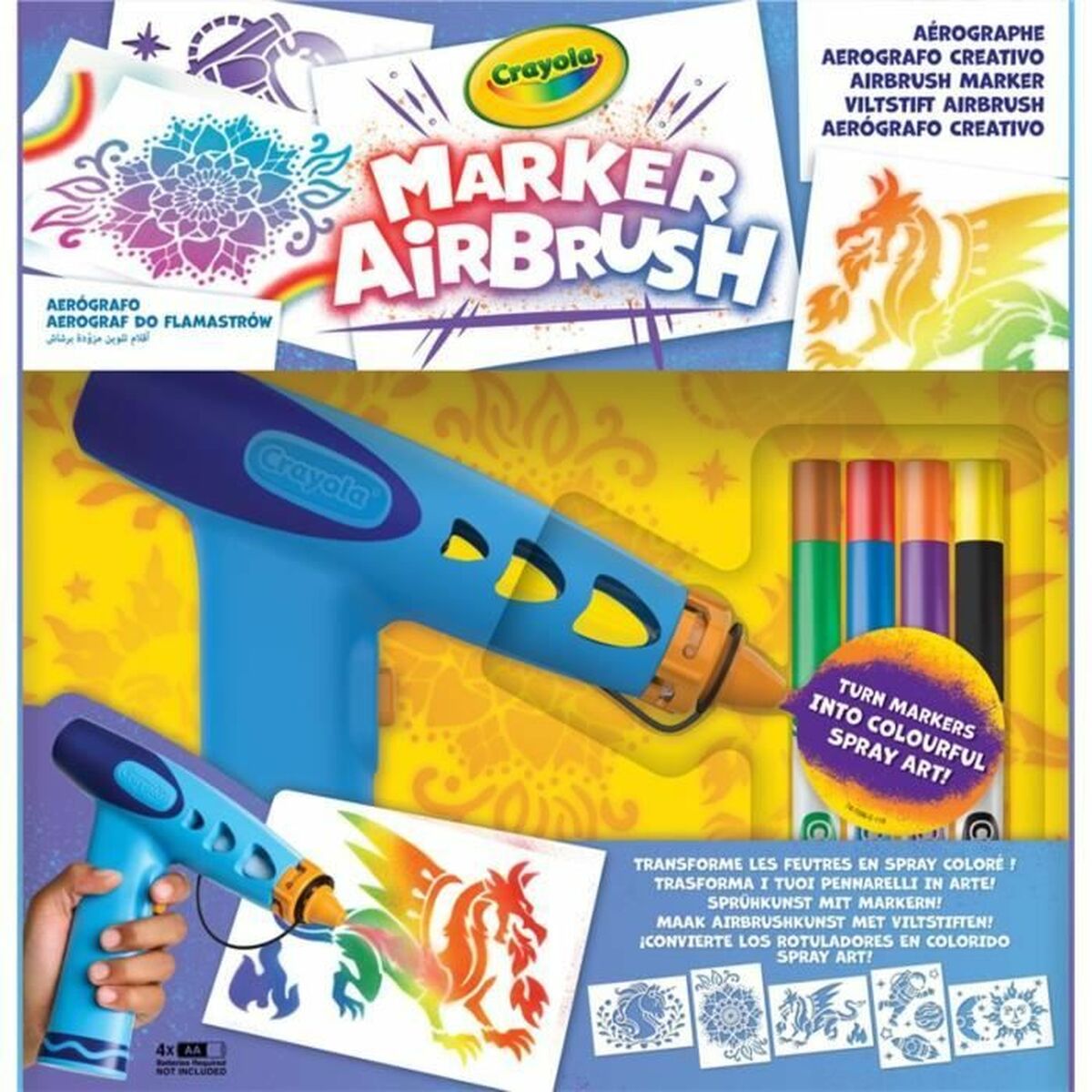 Drawing Set Crayola Marker Airbrush