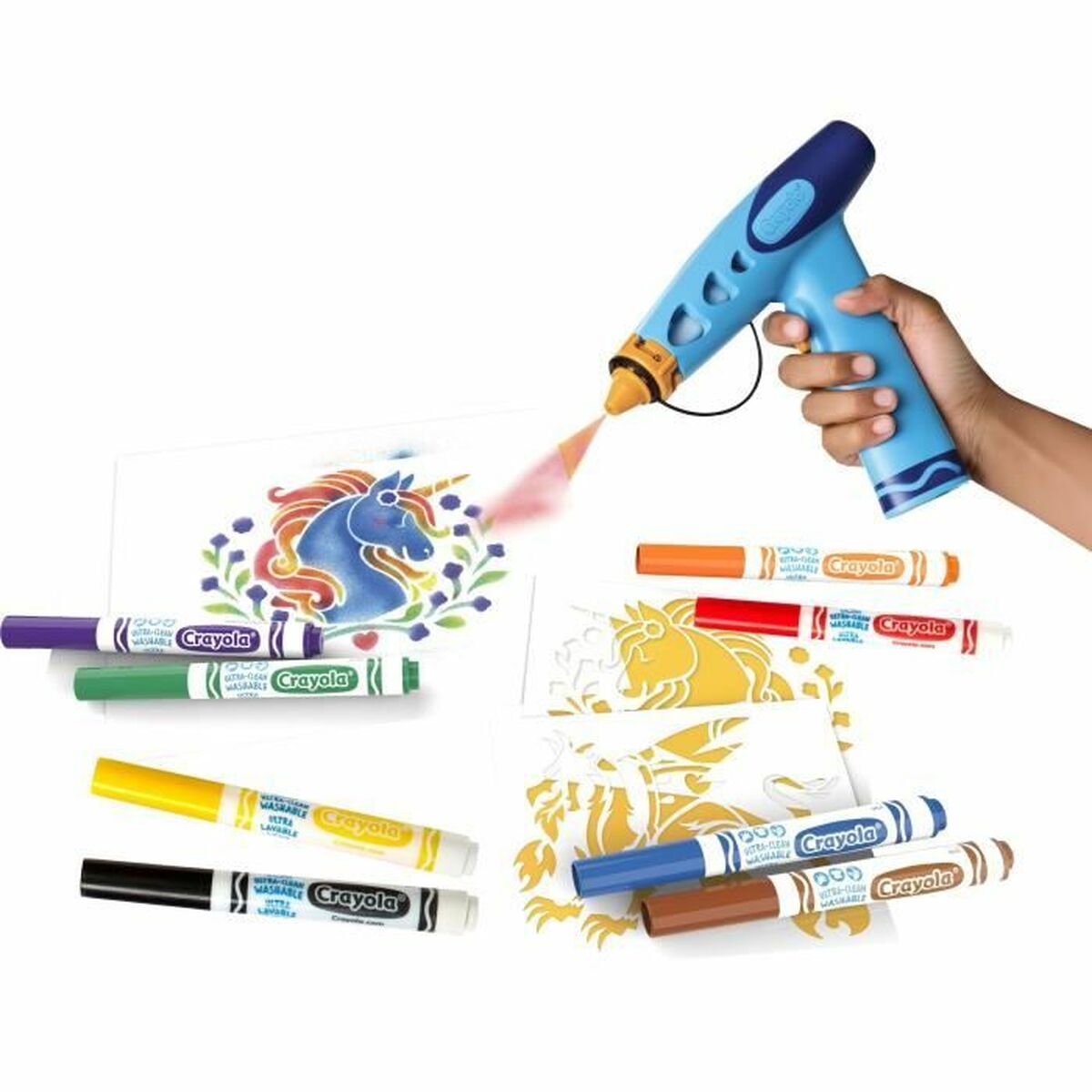 Drawing Set Crayola Marker Airbrush